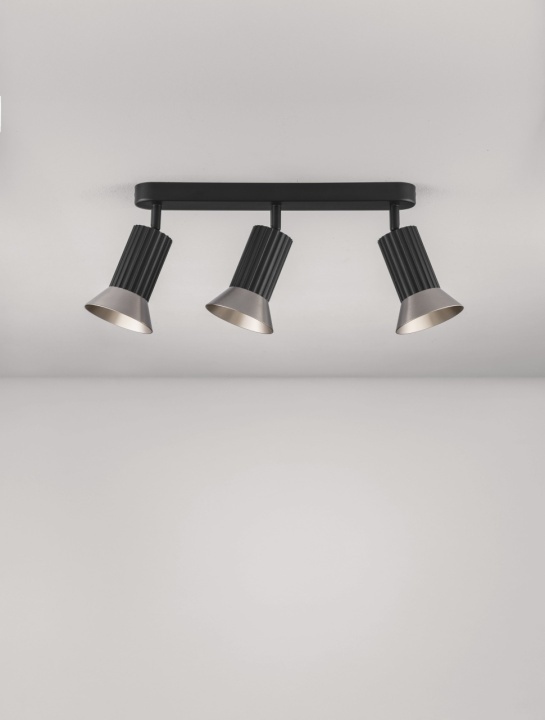 Plafoniera Luvia Bronz / Negru 38 x 9,5 x 19 cm - Img 4