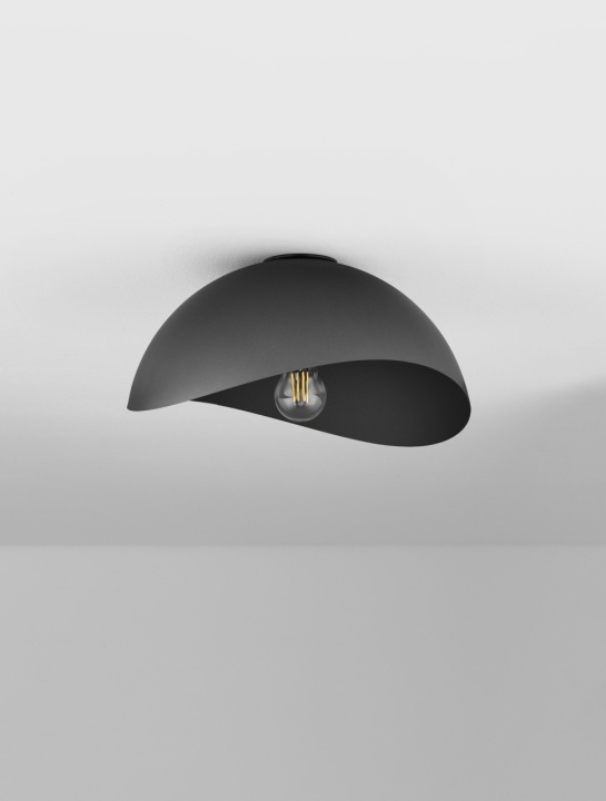 Plafoniera Opsi Gri / Negru Ø30 x H 15 cm - Img 3