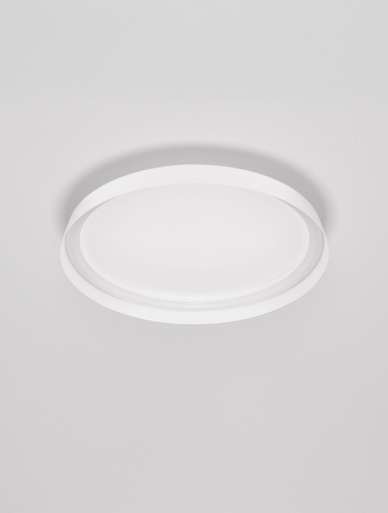 Plafoniera Ormi Alb Ø45 x H 7 cm - Img 3