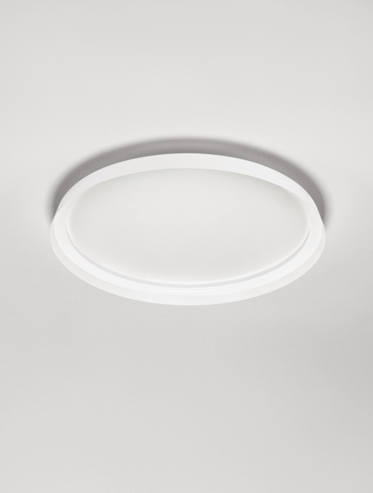 Plafoniera Ormi Alb Ø60 x H 7 cm - Img 3