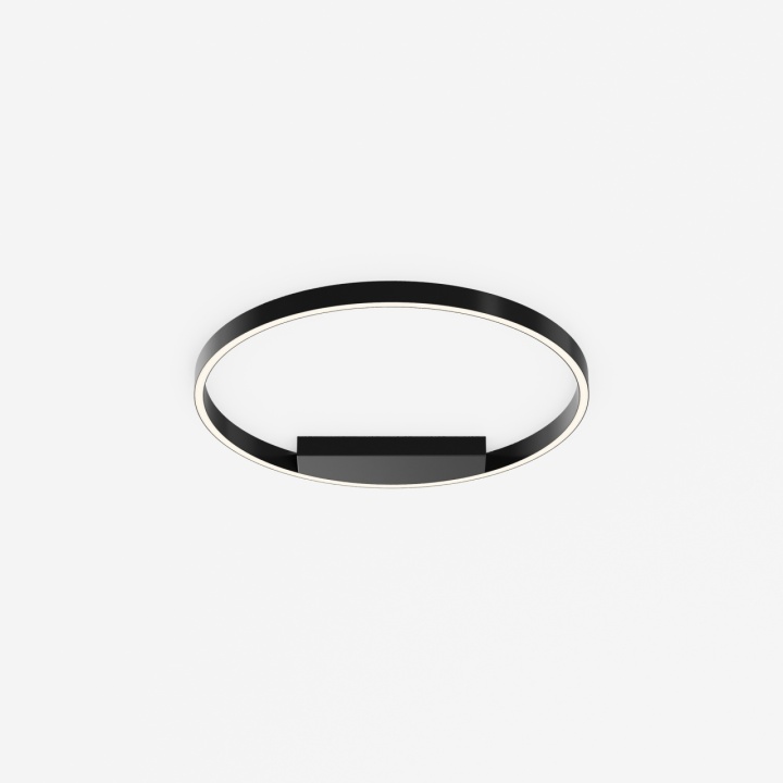 Plafonieră Rim Ø 60 cm - Negru - Img 2