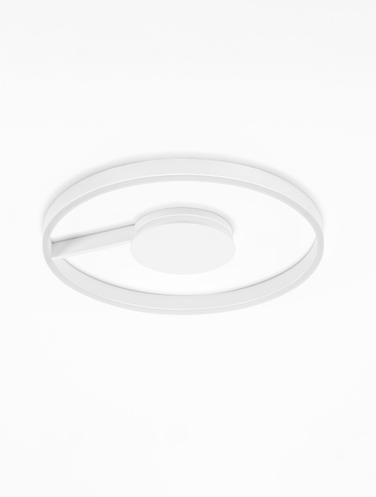 Plafoniera Siena Alb Ø60 x H 4,6 cm - Img 3