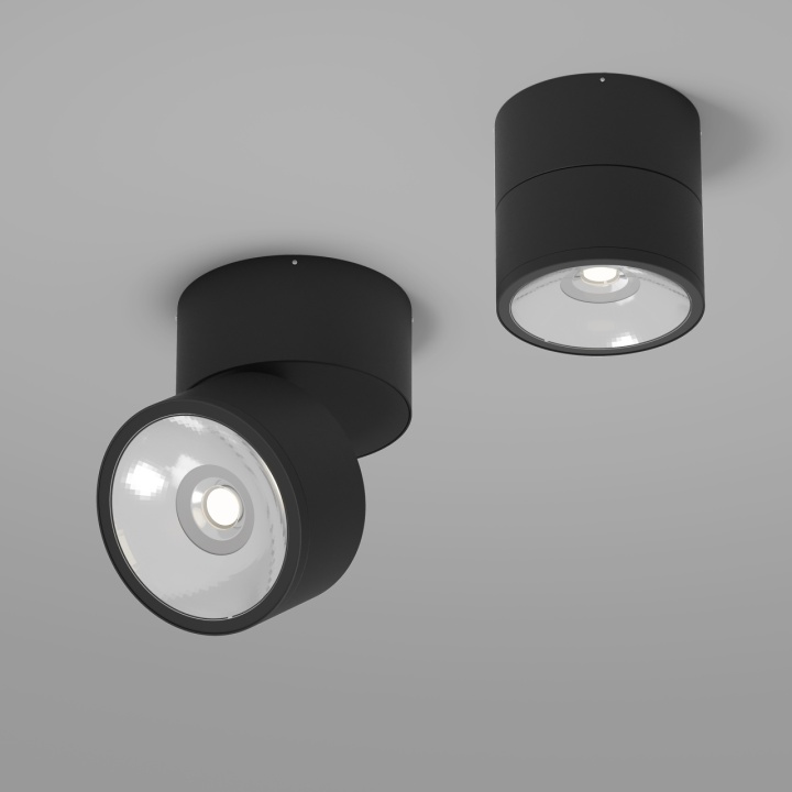 Plafonieră Spin Ø 10.8 cm 3000K - Gri - Img 3