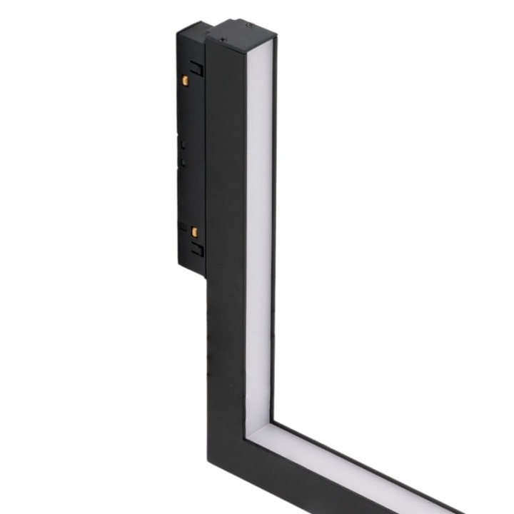 Proiector colt vertical sina magnetica Alfa Saga 24W DALI CCT DIMM - Negru - Img 2
