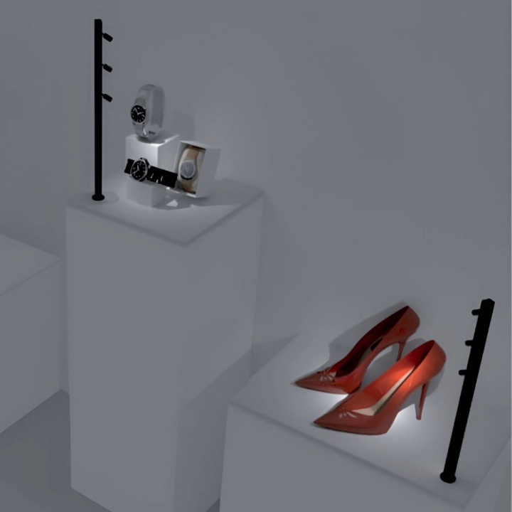 Proiector EYES LED 1 Sina magnetica 11mm Mini Surface - D:1, 1.5W, 3000K, Negru - Img 2