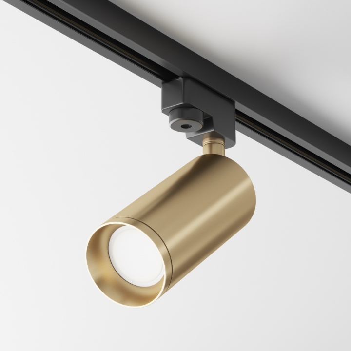 Proiector pentru sina Sine cu proiectoare Unity - 13 cm, Gold Matt, GU10 - Img 3