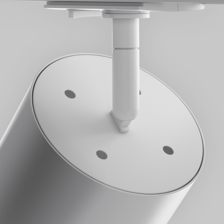 Proiector pentru sina Sine cu proiectoare Unity - Ø 8.2 cm, Alb, GX53 - Img 3
