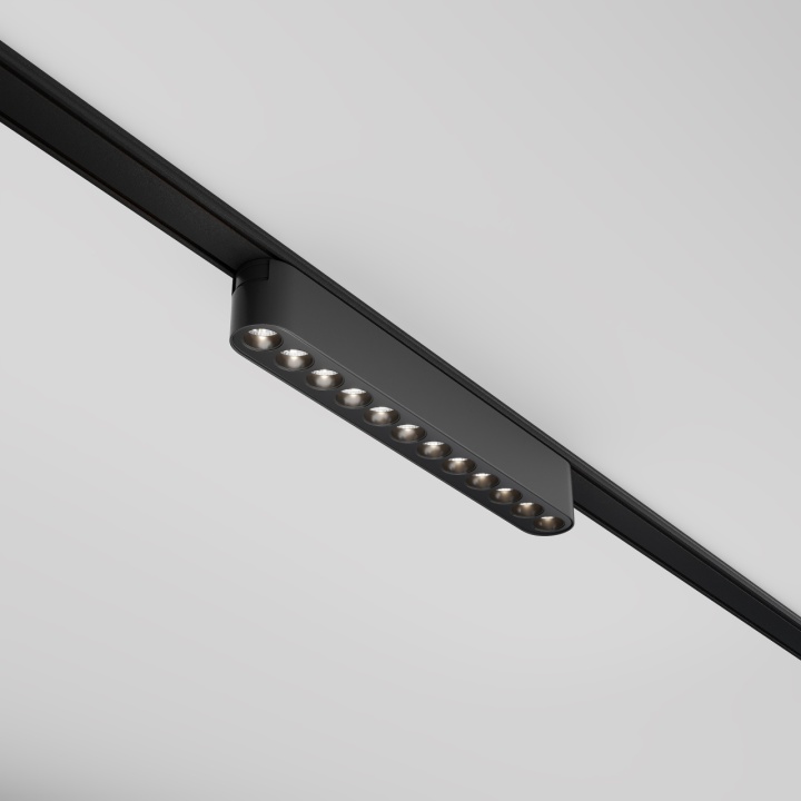 Proiector pentru sina Sistem Radity - 22.2 cm, 4000K Negru - Img 2