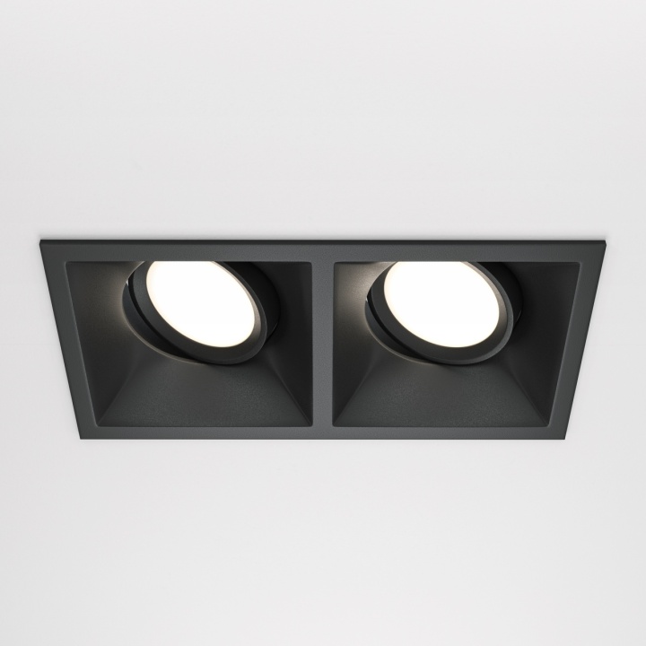 Spot incastrat Dot - 17.3 cm, Negru, GU10 - Img 2