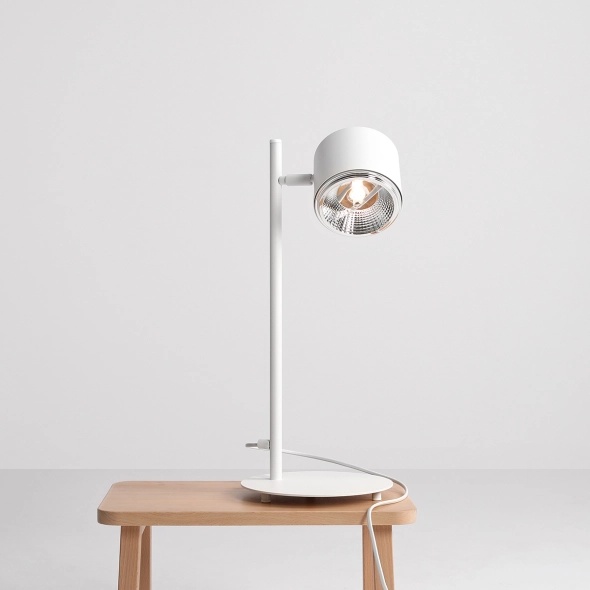 Veioza Bot Alb 1xGU10 - Img 2