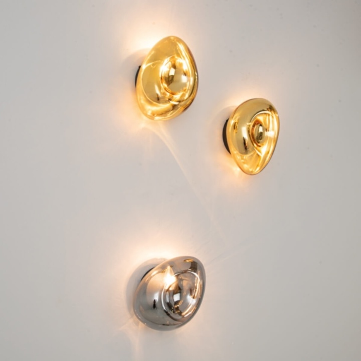 Aplică Andora 1xE14 LED - Negru, Auriu - Img 3