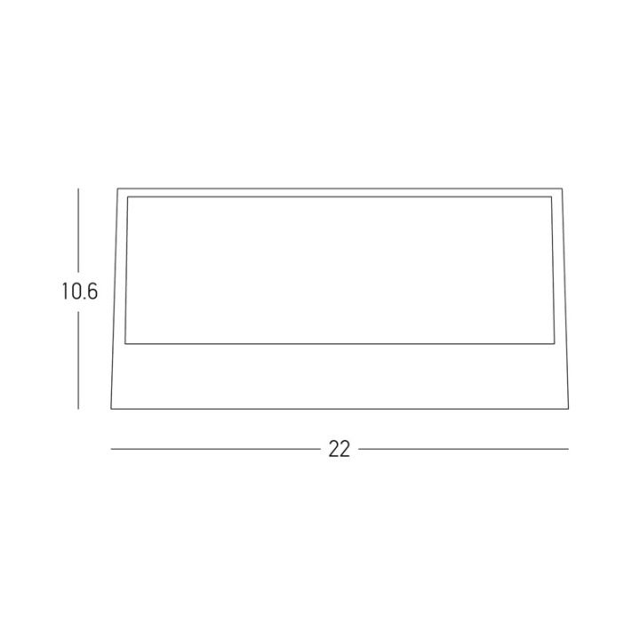 Aplică de exterior Axis E262-27 LED 2X13.5W 2700K/3000K – negru texturat aluminiu - Img 4
