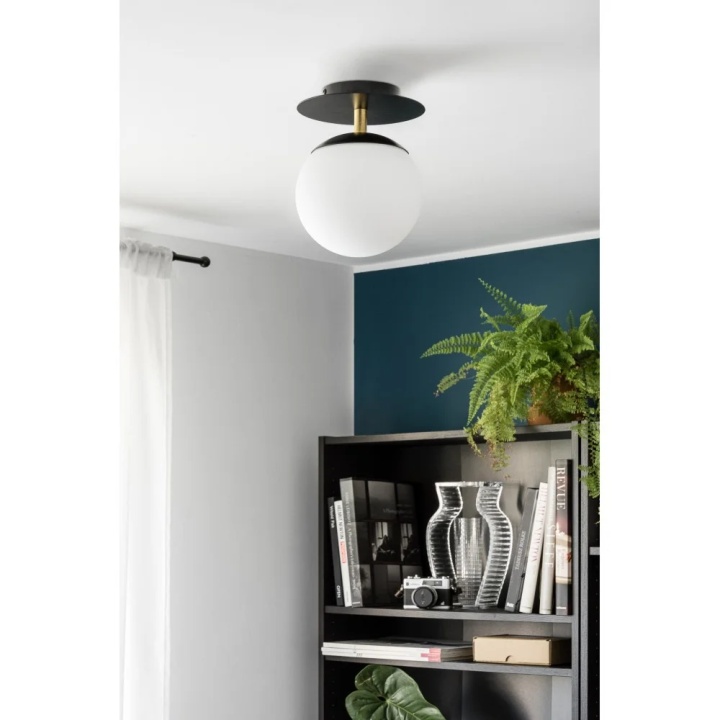 Aplică de perete PLAAT C black with brass, negru / auriu - Img 2