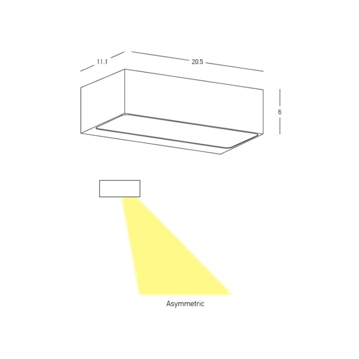 Aplică exterior Pavia 3000K - Grafit - Img 3