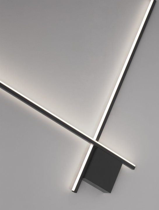 Aplica perete decorativa Cross Negru 80 x 4 x 80 cm - Img 4