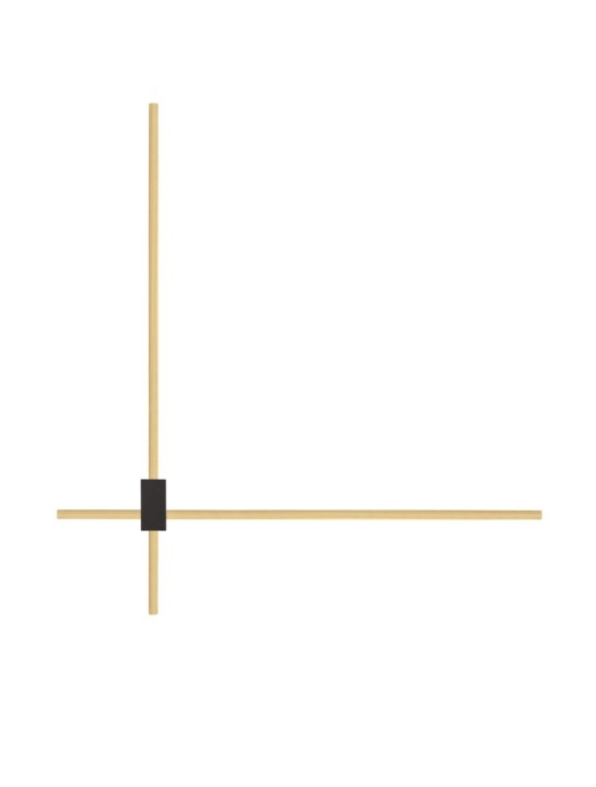 Aplica perete decorativa Peak Auriu 76 x 9,5 x 80 cm - Img 3