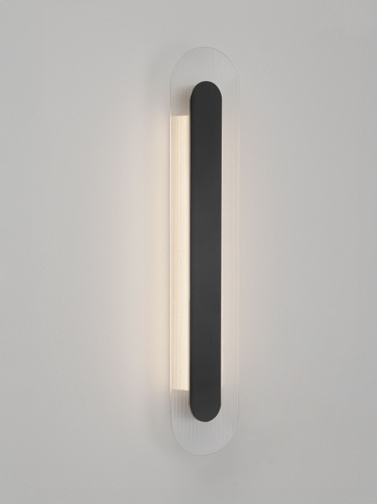 Aplica perete decorativa Vetrio Negru / Transparent 14 x 6,5 x 70 cm - Img 4