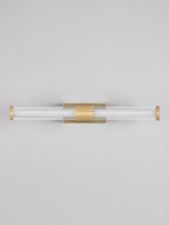 Aplica perete pentru baie Alto Auriu / Transparent 43 x 10 x 6,4 cm - Img 3
