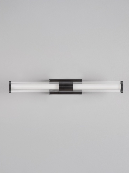 Aplica perete pentru baie Alto Negru / Transparent 43 x 10 x 6,4 cm - Img 3