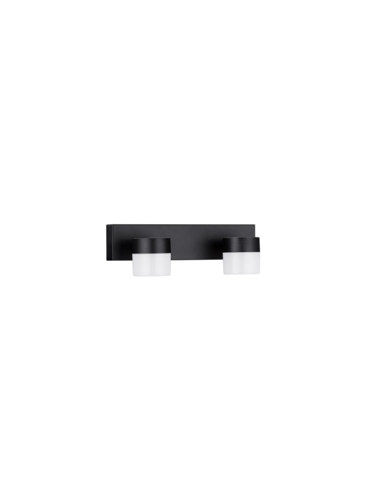 Aplica perete pentru baie Teko Negru 25 x 11 x 6 cm - Img 2