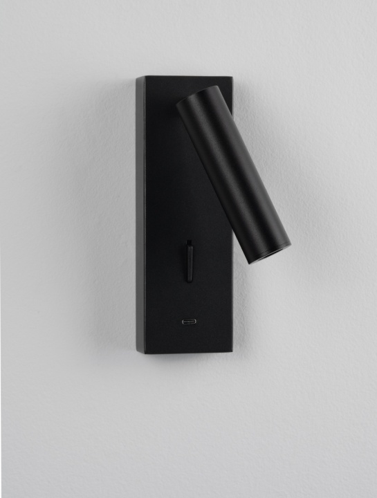 Aplica perete pentru pat Fuse Negru 6 x 12,3 x 18 cm - Img 3