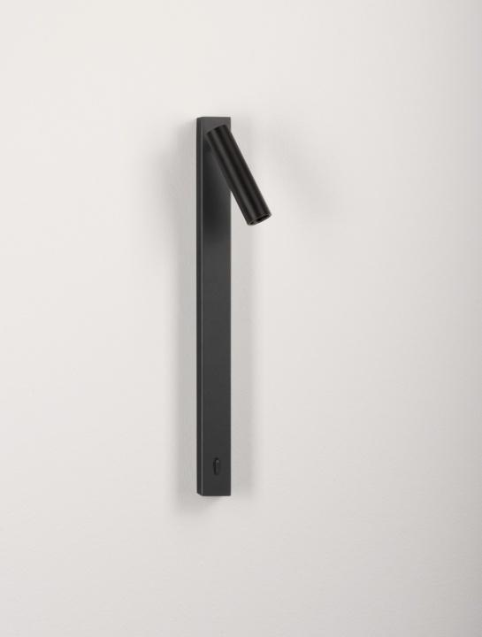 Aplica perete pentru pat Tondo Negru 3 x 14,5 x 37,5 cm - Img 3
