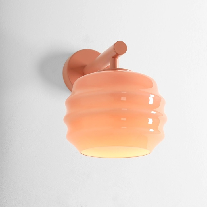 Aplică Puff Glaze 1xE27 - Coral - Img 4