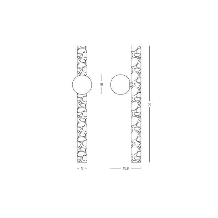 Aplică Travertino LED integrat - Natural - Img 5