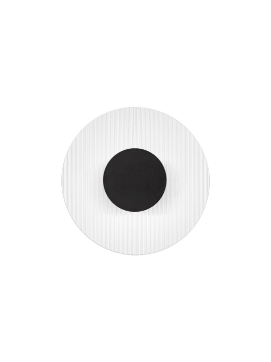 Aplica Vetrio Negru / Transparent Ø20 x 8,5 cm - Img 2