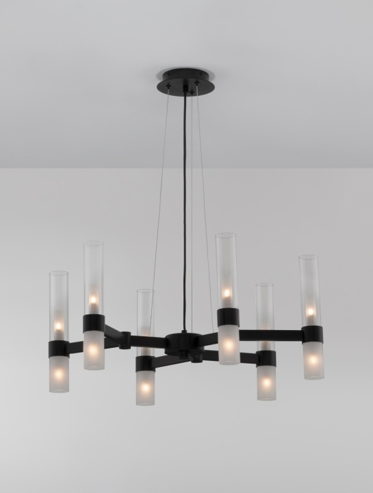Candelabru Century Negru / Transparent Ø70 x H 210 cm - Img 4