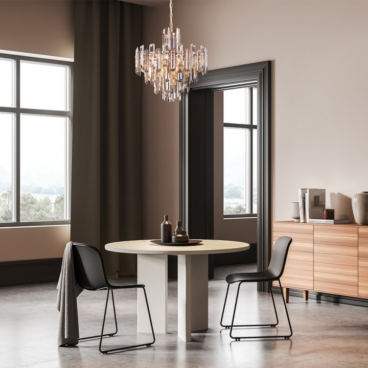 Candelabru Flare Ø 48.8 cm E14 - Auriu - Img 2