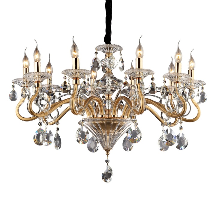 Candelabru Negresco Auriu - 85 cm - Img 2