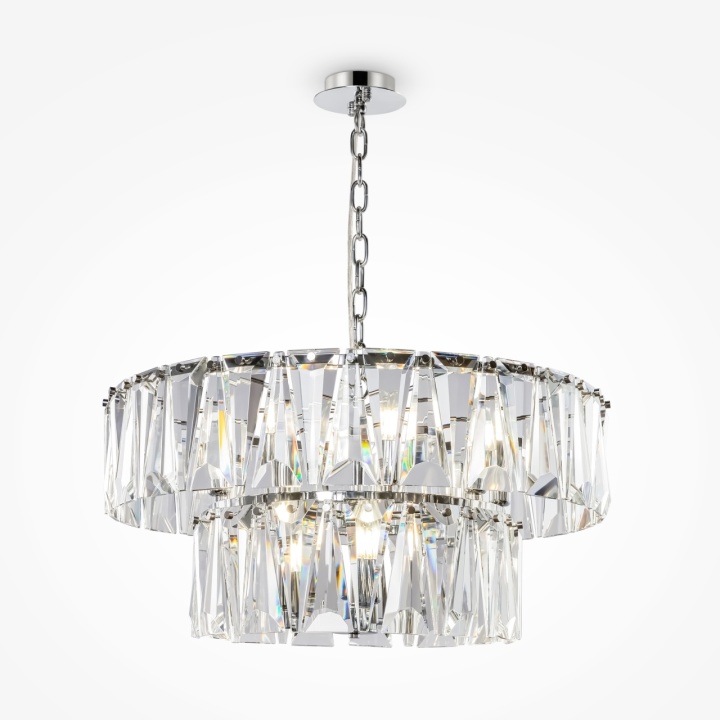 Candelabru Puntes Ø 68 cm E14 - Crom - Img 2