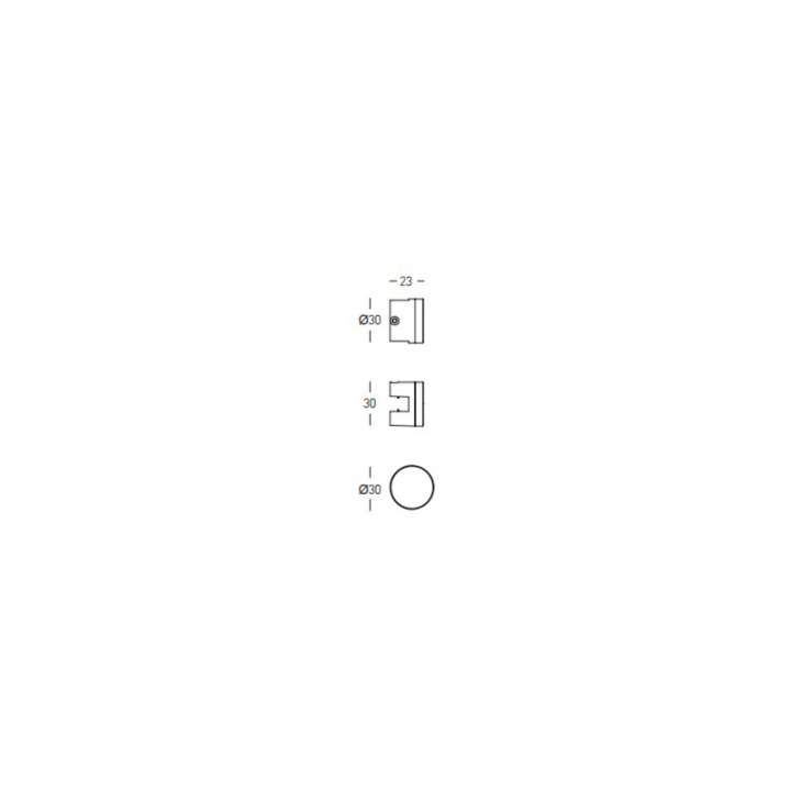 Capac de capat Sistem magnetic Frame - Negru - Img 4