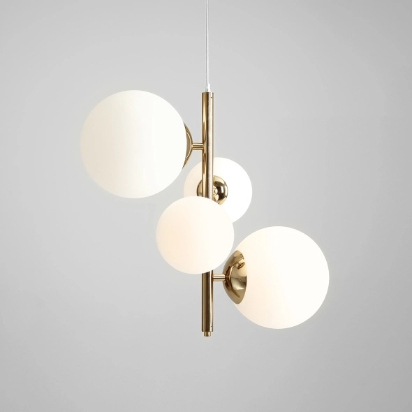 Corp de iluminat suspendat Bloom 46 cm 2xE14 / E27 - Auriu - Img 4