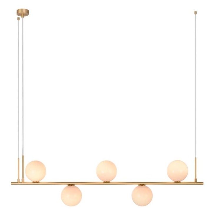 Corp de iluminat suspendat Globo Aria 5xE14 - Gold Matt - Img 2