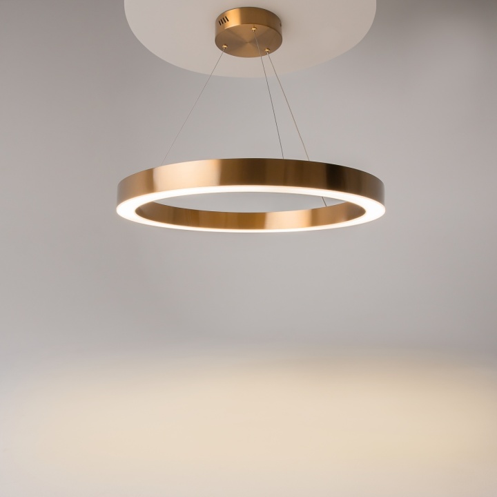 Corp de iluminat suspendat Saturno Ø 60 cm 3500K - Auriu - Img 2