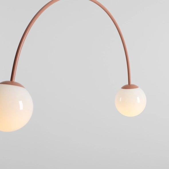 Corp de iluminat suspendat Una 84 cm 2xE14 - Coral - Img 5