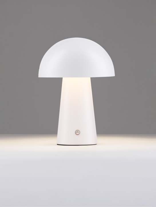 Lampa de masa Ande Alb Ø16 x H 22 cm - Img 4