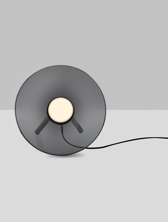 Lampa de masa Esti Smokey / Nikel Ø32 x 20 cm - Img 4