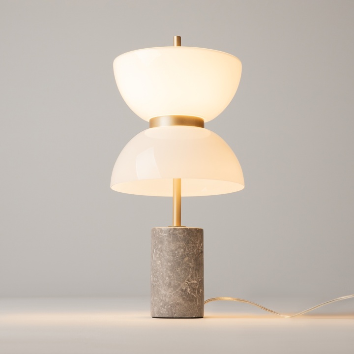 Lampă de masă Kyoto Ø 22 cm 3000K - Auriu - Img 2