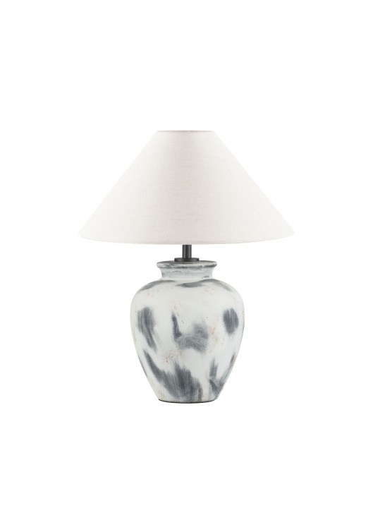 Lampa de masa Lupe Gri / Beige / Alb Ø45 x H 55 cm - Img 2