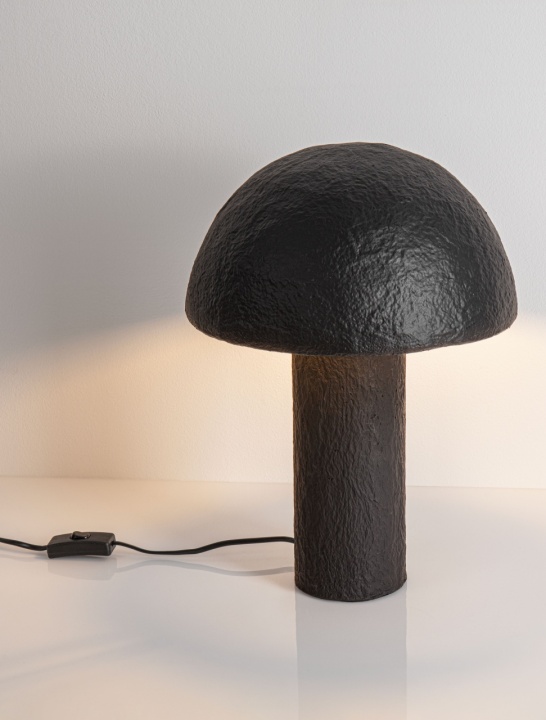 Lampa de masa Mushu Negru Ø28,5 x H 39 cm - Img 5