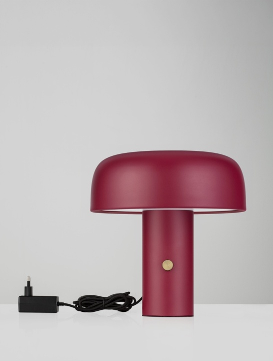 Lampa de masa Noelia Bordeaux Ø30 x H 31 cm - Img 3