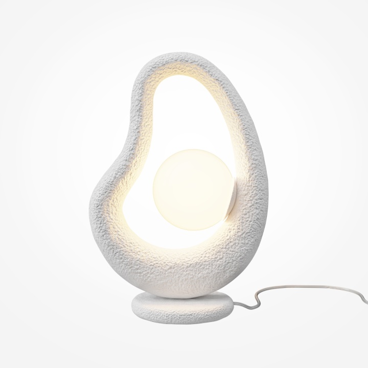 Lampă de masă Opus L 15 x l 26.5 cm G9 - Alb - Img 6