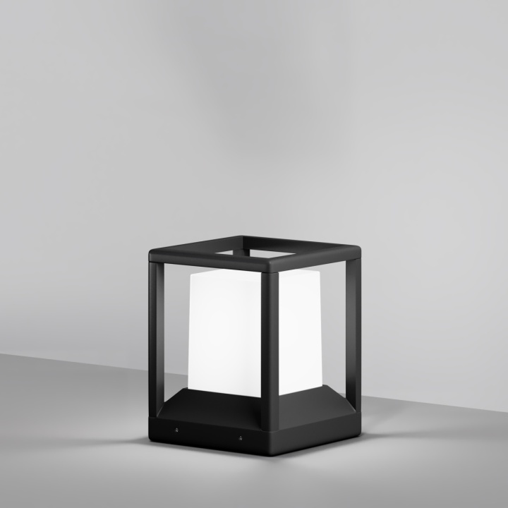 Lampa decorativa Trim L 17 x l 17 cm E27 - Gri - Img 2