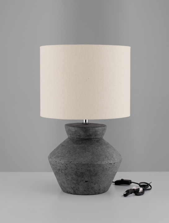Lampa masa / veioza Plumage Anthracite Ø32 x H 52 cm - Img 3