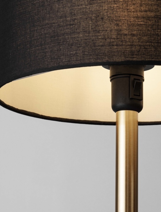 Lampa masa / veioza Sibnia Auriu / Negru Ø30 x H 58 cm - Img 5