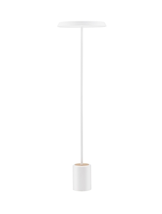 Lampadar Ophelia Alb / Veneer Ø40 x H 135 cm - Img 2