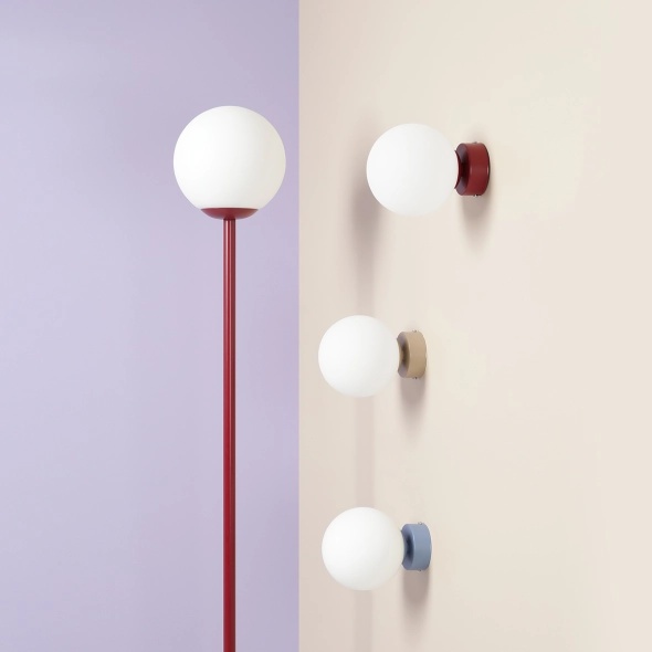 Lampadar Pinne Rosu vin 1xE27 - Img 4